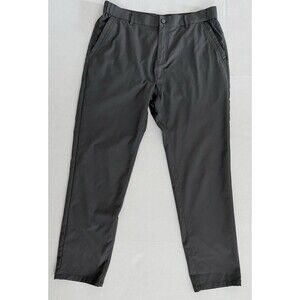 Jack Archer Men Jetsetter Performance Pants 34X29 Charcoal Flat Front Chino Golf